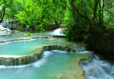 laos cascate di kuang si