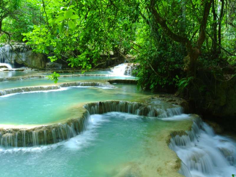 laos cascate di kuang si