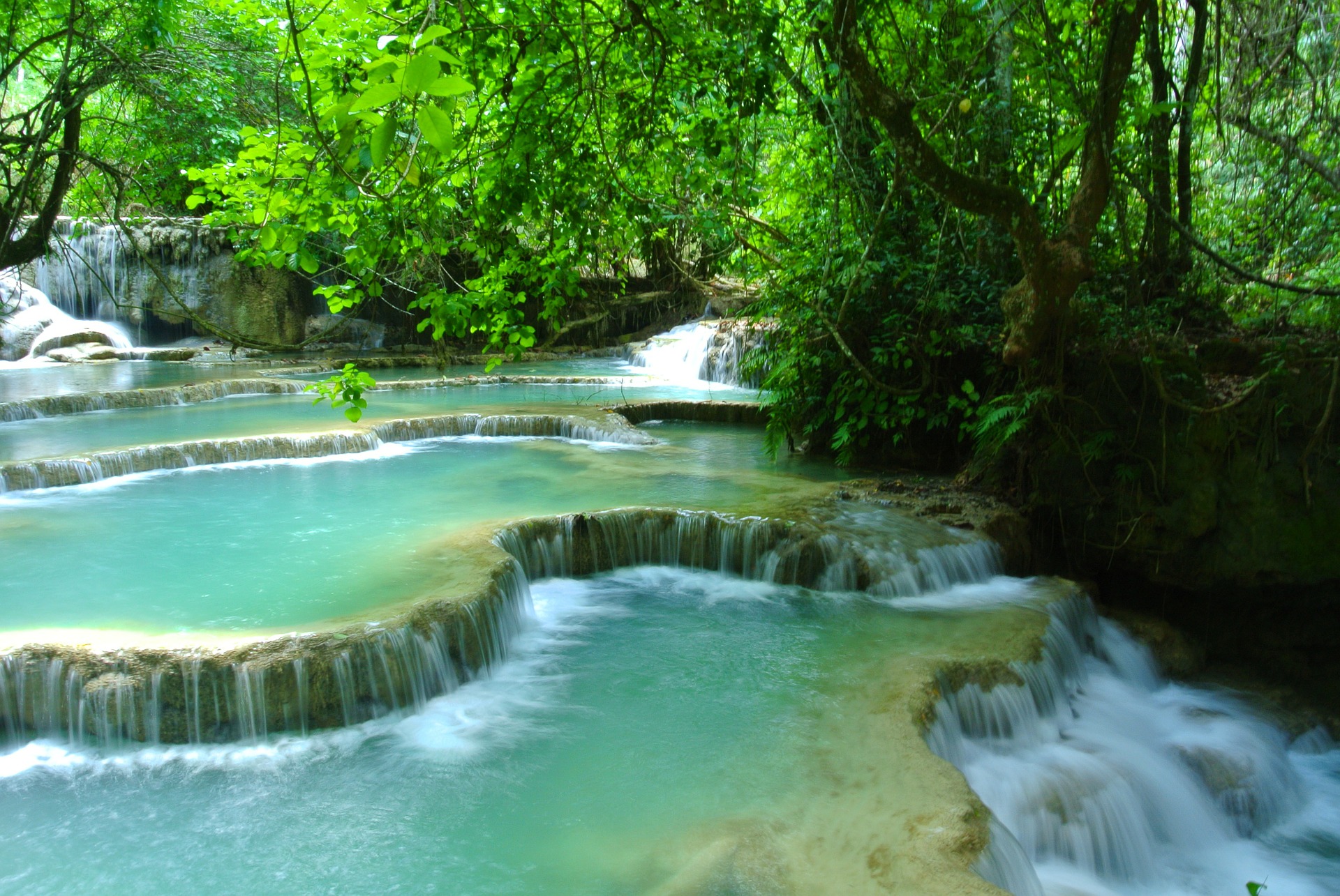 laos cascate di kuang si