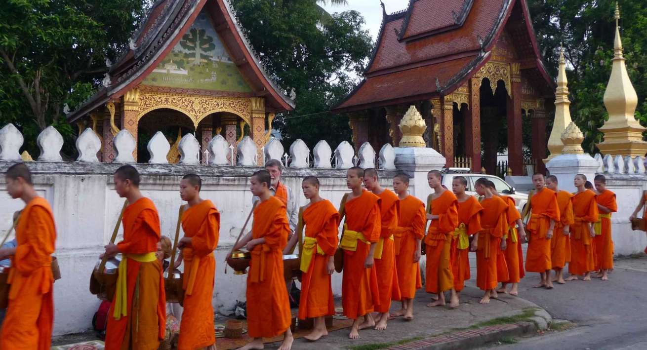 La questua Luang Prabang