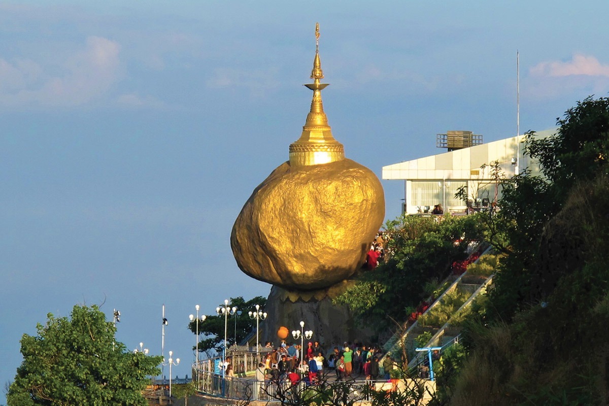 roccia d'oro Myanmar